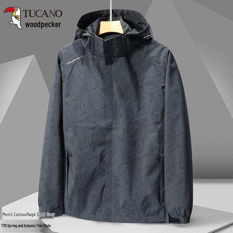 

Woodpecker Men s Waterproof Windproof Thin Jacket for Spring/Autumn 2025 - Casual Outdoor Mountaineering L Men 45-54 kg; Women 45-50 kg