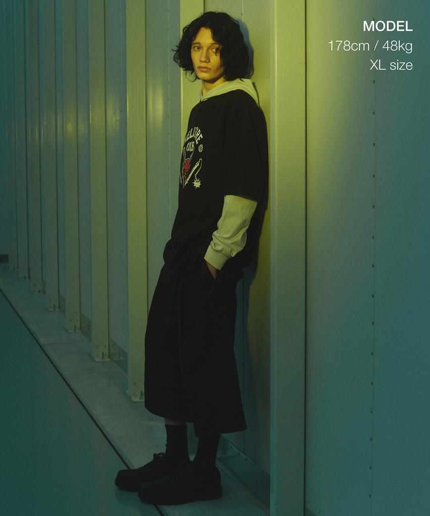 MUSINSA STANDARD [Stranger Things Collaboration] Hellfire Club T-Shirt 1 [Black]