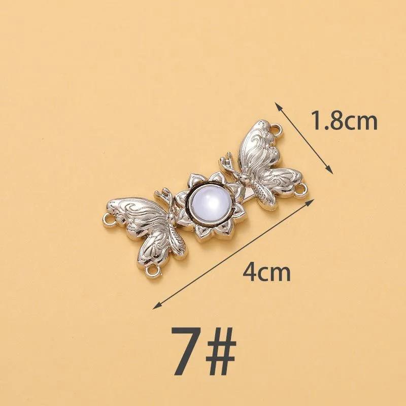 1-4Pairs Women Brooch Set Tighten Waist Button for Women Skirt Pants Jeans Adjustable Waist Clip Metal Pins Clothing Accessories
