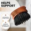 Handmade in Germany since 1869 Hairbrush Boar Bristle Grooming Boa Bristle Grooming For Fine to Medium Wooden Hairbrush Men's Hairbrush, Men's - 100%