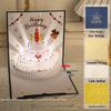 3D Pop-Up Geburtstags-Soundkarte mit Aufnahme-Licht - Kuchen-Design für Freund/Freundin Geschenk