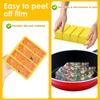 4 Pcs Silicone Freezer Molds Easy Meal Prep Container with Lids Multi-purpose Food Freezer Trays Release Ice Cube Mold for Soups