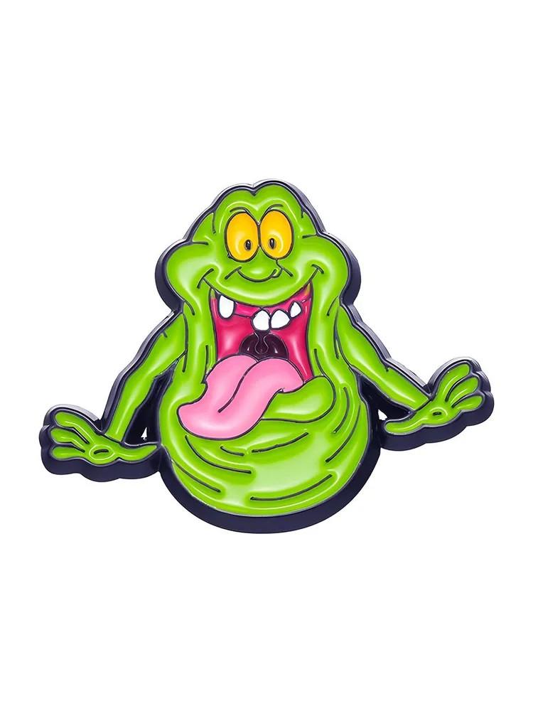 

Зеленый уродливый слизняк брошь форма аниме мультфильм окружающая сказка подарок металлический значок зелёный