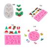 Candy Tree Hat Socks Silicone Mold Fondant Mold Christmas Baking DIY Supplies
