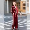 2026 Spring/Autumn Women's Sweatshirt Sportswear Set for Middle-Aged Mothers - Casual, Stylish Two-Piece Running Outfit