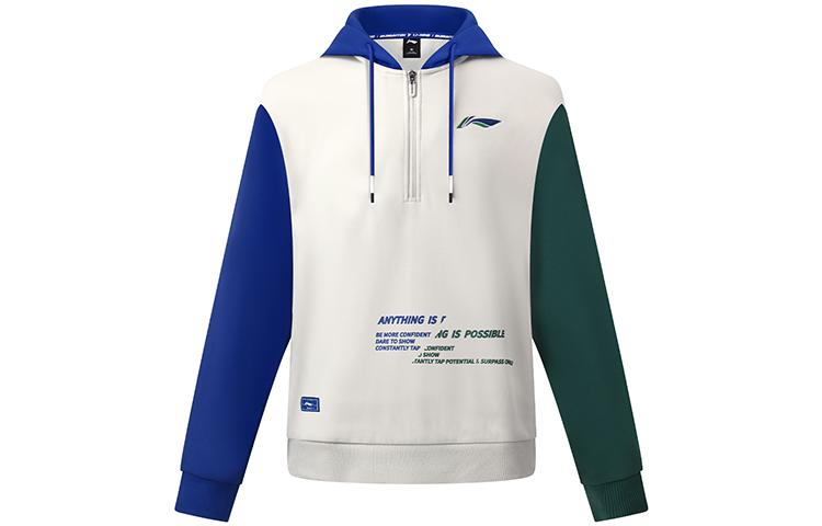 Li Ning Badminton Collection Sweatshirt Men s Glacier Gray AWDSD49-1 XXL