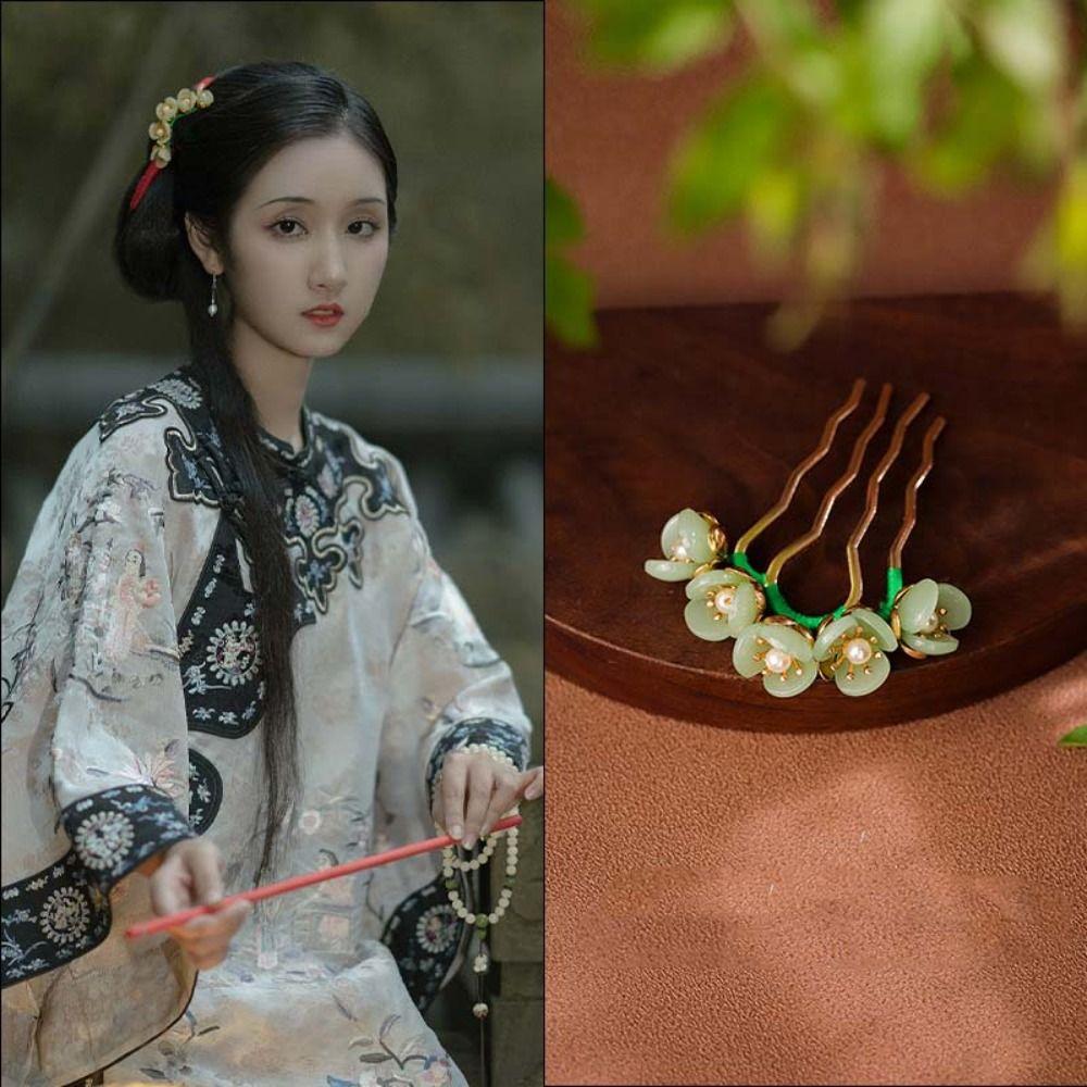 Tassel Chinese Style Hair Stick Butterfly Hanfu Hairpin Classical   for Women