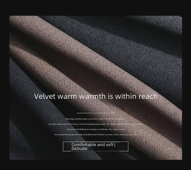 Men's Slim Woolen Casual Suit Jacket - Korean & British Style for Spring/Autumn