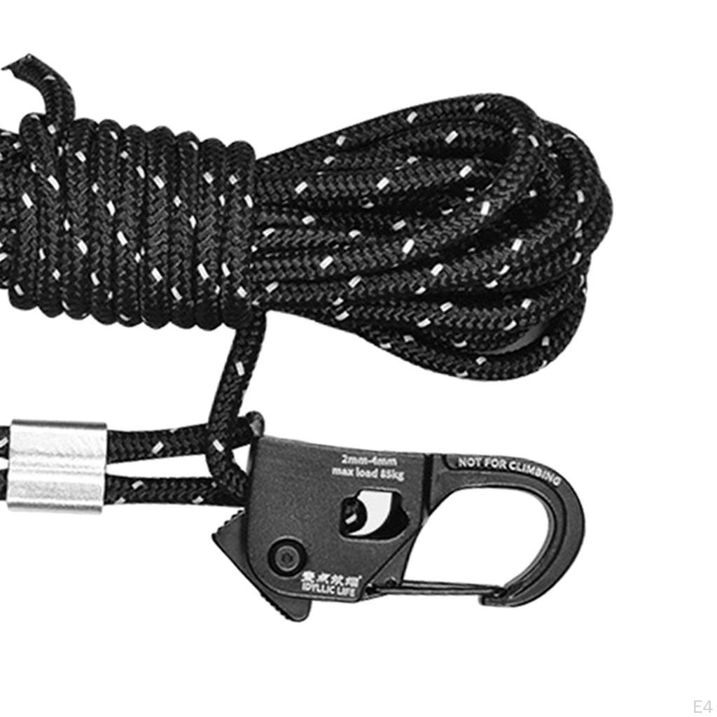 4mm Tent Guy Rope with Easy Locking System for Outdoor Adventures