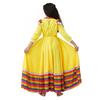 Vibrant Mexican Folk Dance Skirt for Girls - Stage Performance Costume