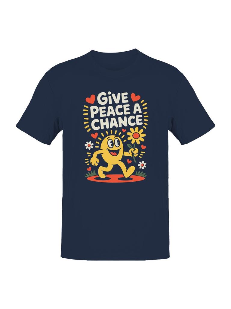 Give Peace a Chance Graphic Art Men's T-shirt