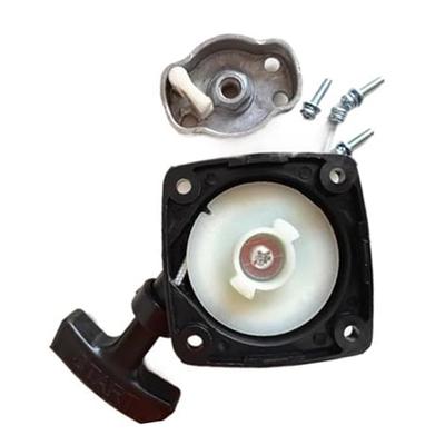 EB260 1E34FB üfleyici motoru için geri tepmeli marş motoru ve mandal vidalı montaj, plastik metal bileşenlerle, onarım için