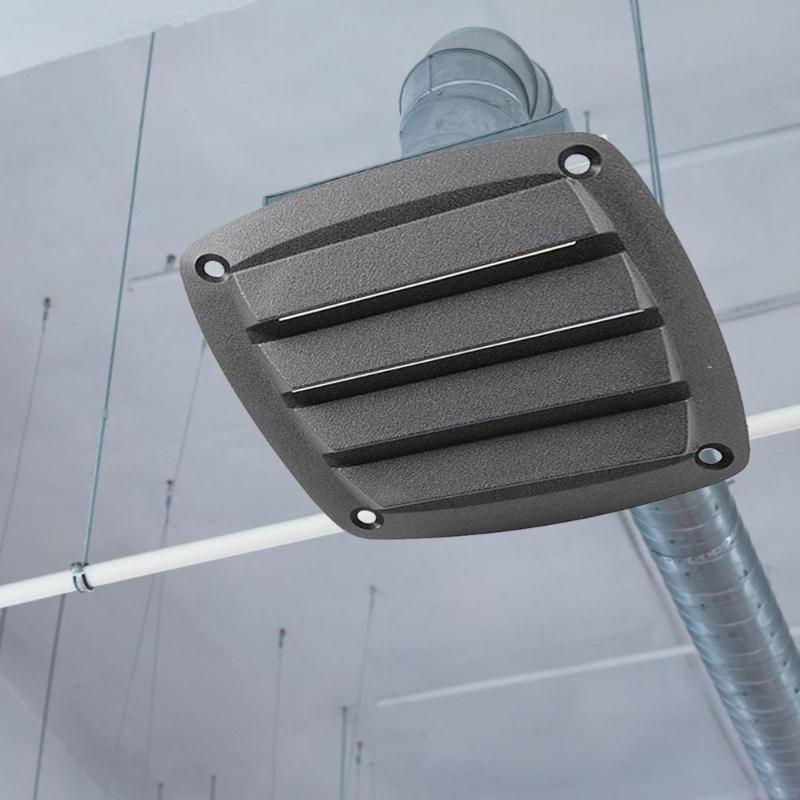 ABS Ventilation Window For Marine Cabin Motorhome Compartment Saltwater Resistant Adjustable Louver System Black White