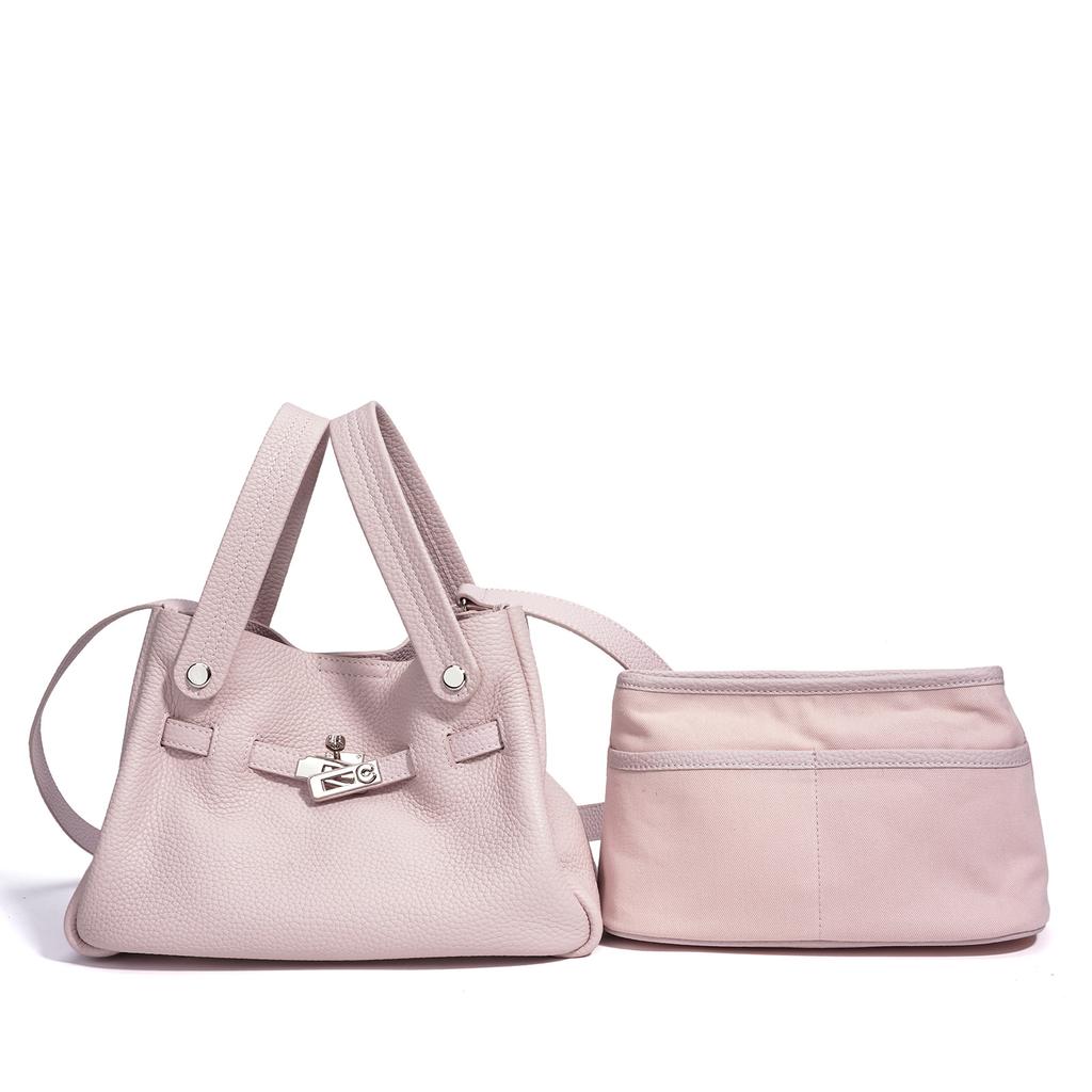 Spring premium bucket cowhide fashion portable messenger bag versatile popular shoulder bag women's bag
