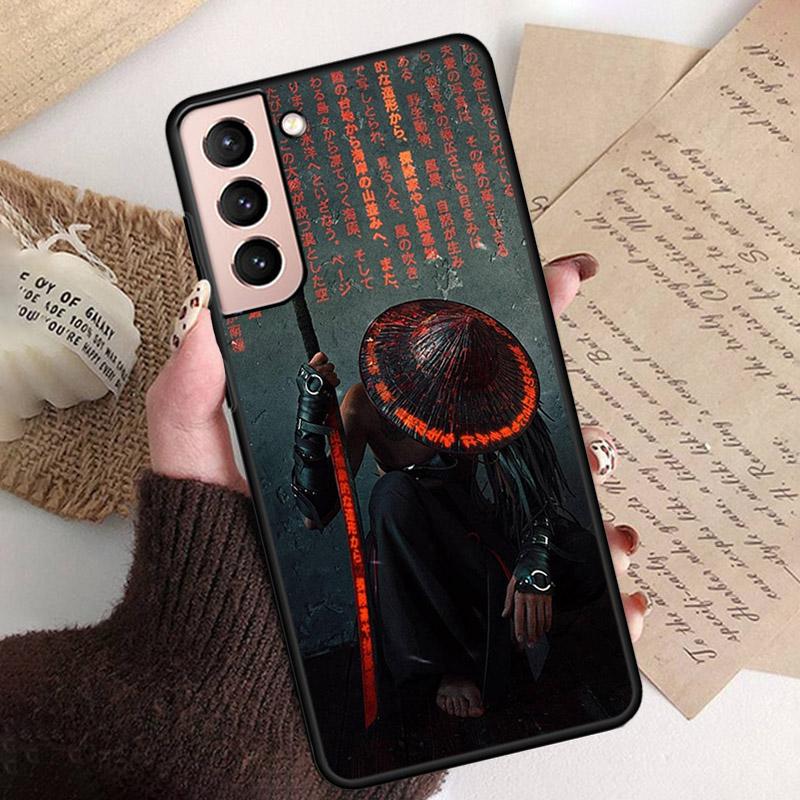 SamuraiPhone Case for Samsung Galaxy S22 S20 Ultra S20 S22 Plus S21 S10 S9 S8 Plus S10E S20 FE Funda Capa