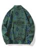 Men's Cross-Border Autumn/Winter Thick Stand Collar Half-Zip Hoodie