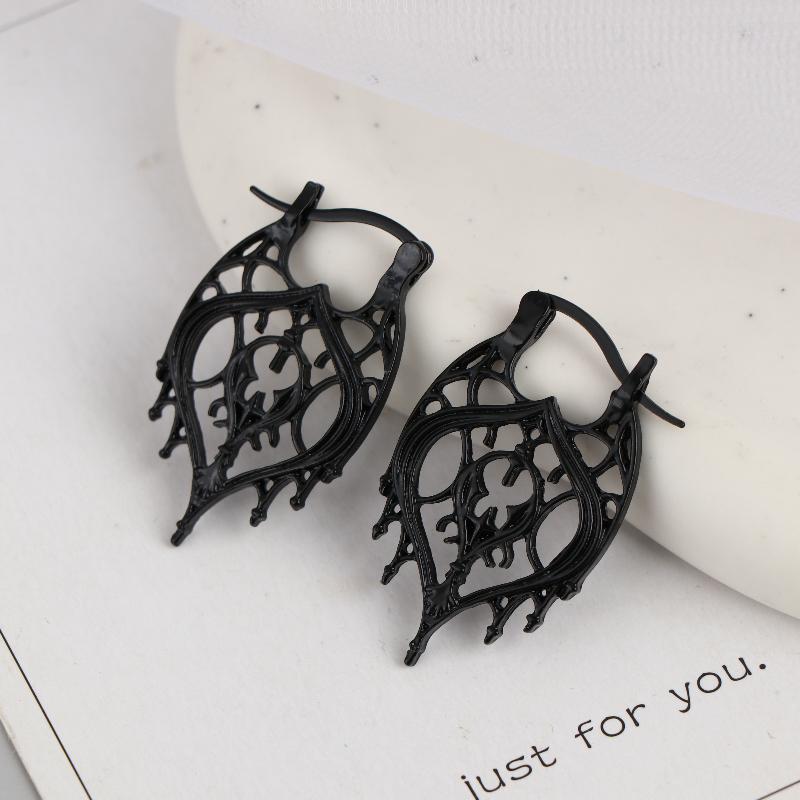 Ретро Национальные Металлические Полые Серьги-Подвески Для Женщин Бохо Резные Серьги Свадебные Вечеринки Украшения Подарок