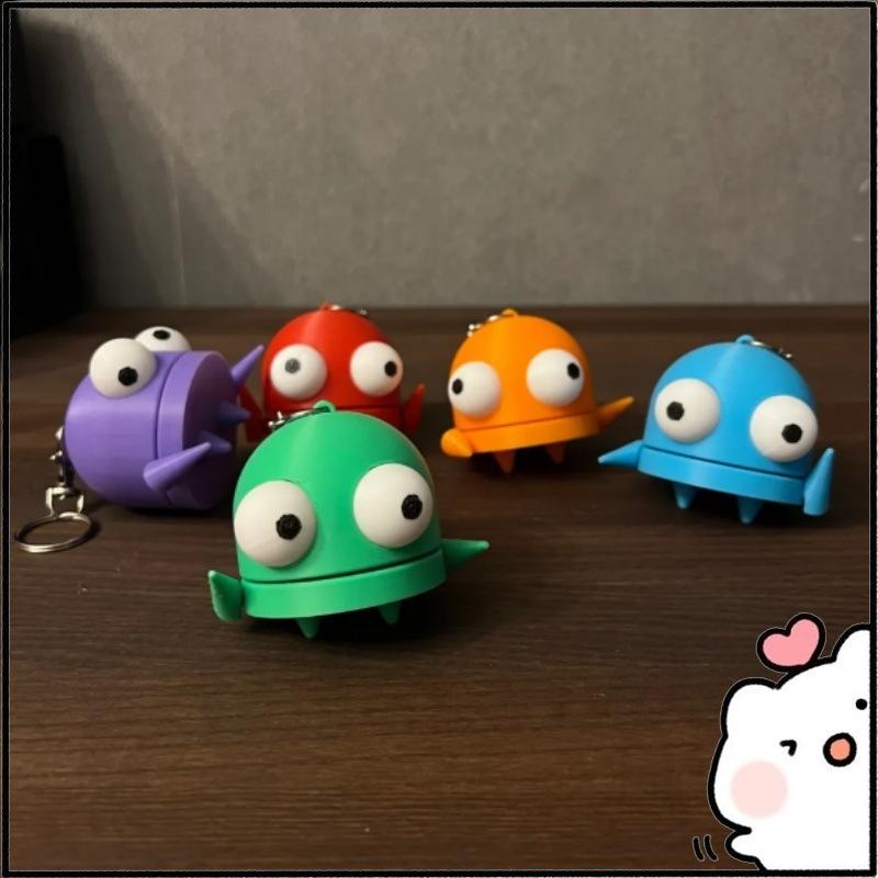 Mini Robot Figure REPO3D Printed Doll Keychain Display Toy Home Decor Craft Figurine Small Miniature Scale Ratio Model Home Garden