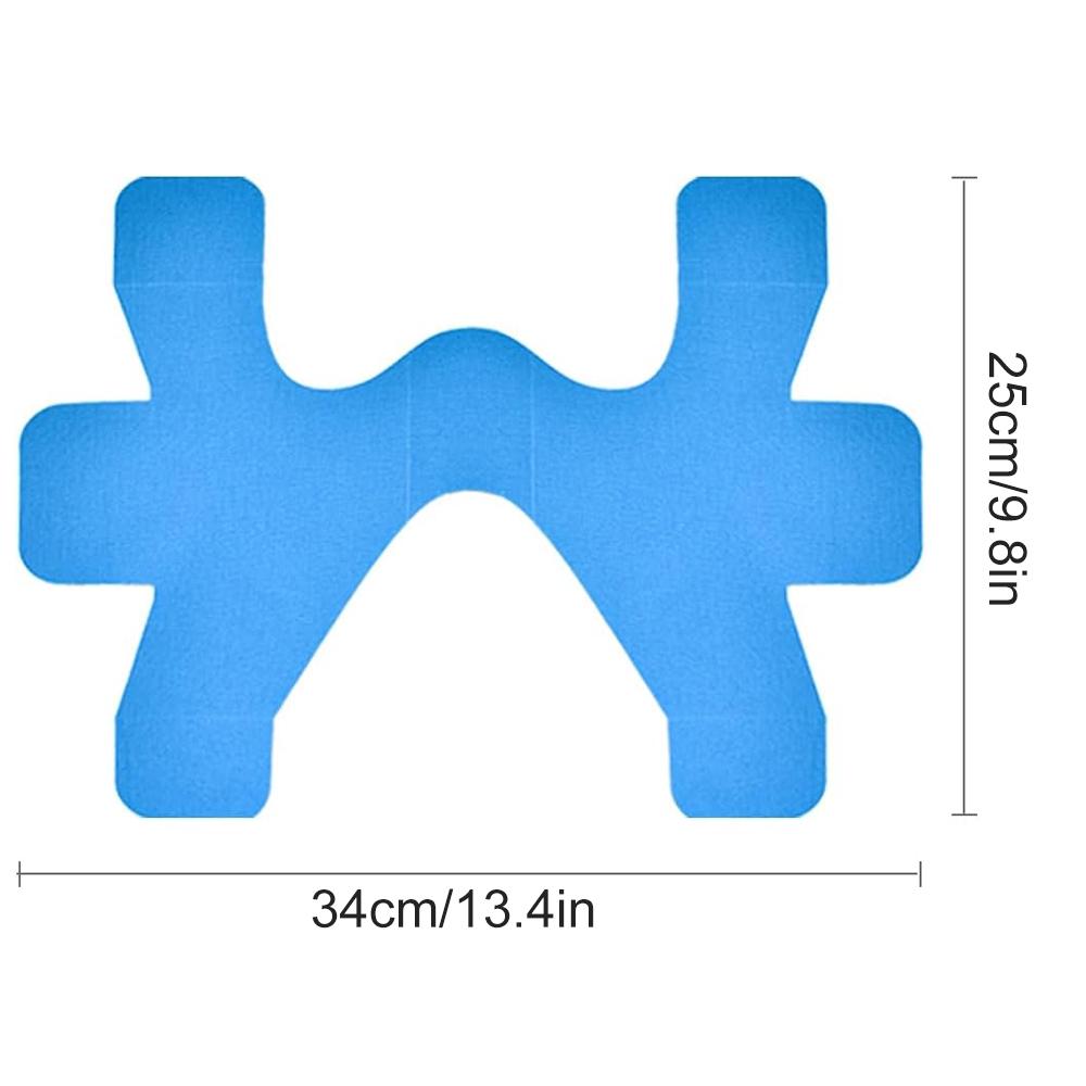 10 Stück/Set Vorgeschnittenes Kinesiologie-Tape für den Knöchel, Wasserdichtes Elastisches Atmungsaktives Sporttape, Bietet Unterstützung & Stabilität für den Muskel