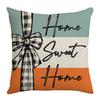 New Thanksgiving Holiday Atmosphere Office Home Rest Decoration Pillow Case Letter Print Pillow