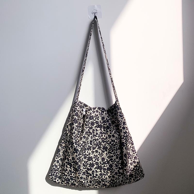 Schultertasche aus Kord-Canvas mit Leopardenmuster - Koreanischer Stil, Neues Sommer-College-Design