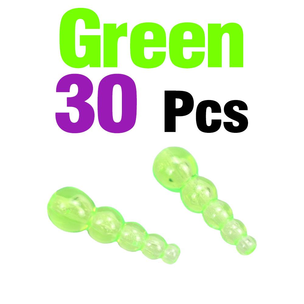 30Pcs Fishing Beads Lures Tackle Kit Inline Spinner Rig for Trout Walleye Perch Lure Making Supplies Fishing Accessories