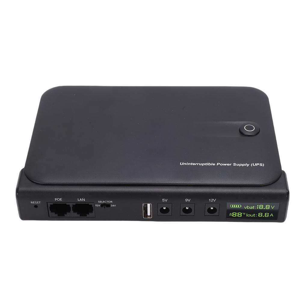 Uninterruptible Power Supply Battery Backup   UPS for Router Camera Modem 36W   LAN POE USB Output