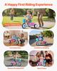 Toddler Tricycle for 2-5 Year Old, Kids Trike with Adjustable Seat, Storage Basket, Carbon Steel Frame, Handlebar Grips for Outdoor Play, Tricycle for