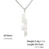 Dawapara Ogham Necklace Strength Wisdom Love Ancient Irish Tree Alphabet Nordic Amulet Stainless Steel Jewelry