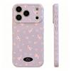 Fog Purple Floral Rose for iPhone17 Apple 16promax Mobile Phone Case 15 Large Windows 14 All-inclusive 13
