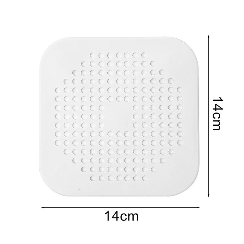 

5/1pcs Silicone Anti-blocking Hair Catcher for Sewer Outfall Filter Sink Bathtub Shower Floor Stopper Kitchen Bathroom Strainers 1PC білий