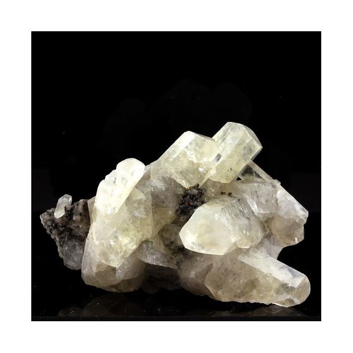 Pierres et Minéraux. Calcite + Chalcopyrite. 364.70 ct. Joplin Mine, Arizona, USA.