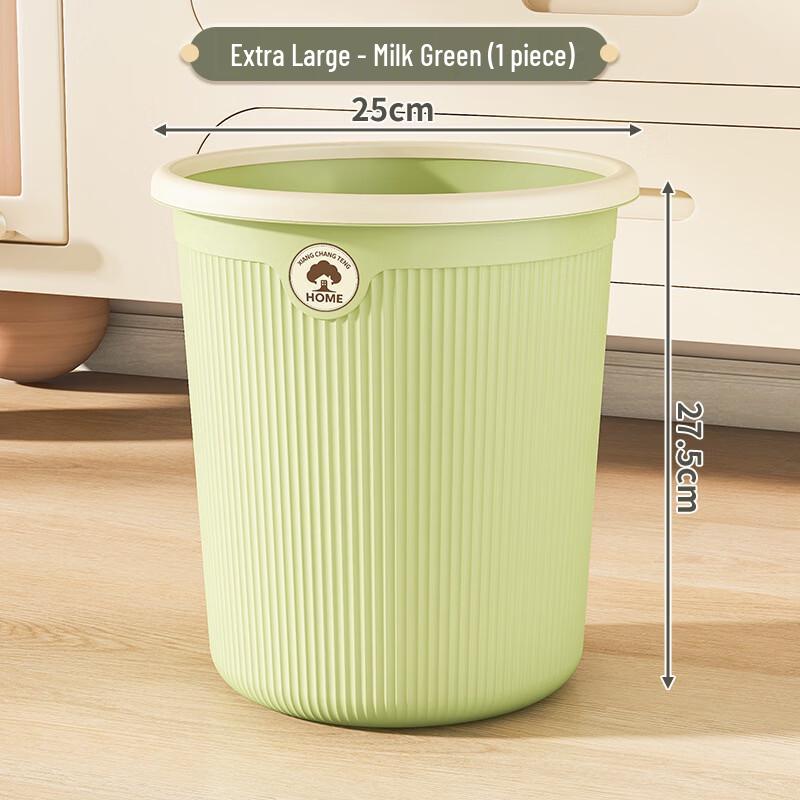 Yuzhuxun Extra Large Green Pressure Ring Trash Can - 10-Pack