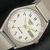 VINTAGE SEIKO 5 AUTOMATIC 6309A JAPAN MENS WHITE COLOR DIAL WATCH A705533-1