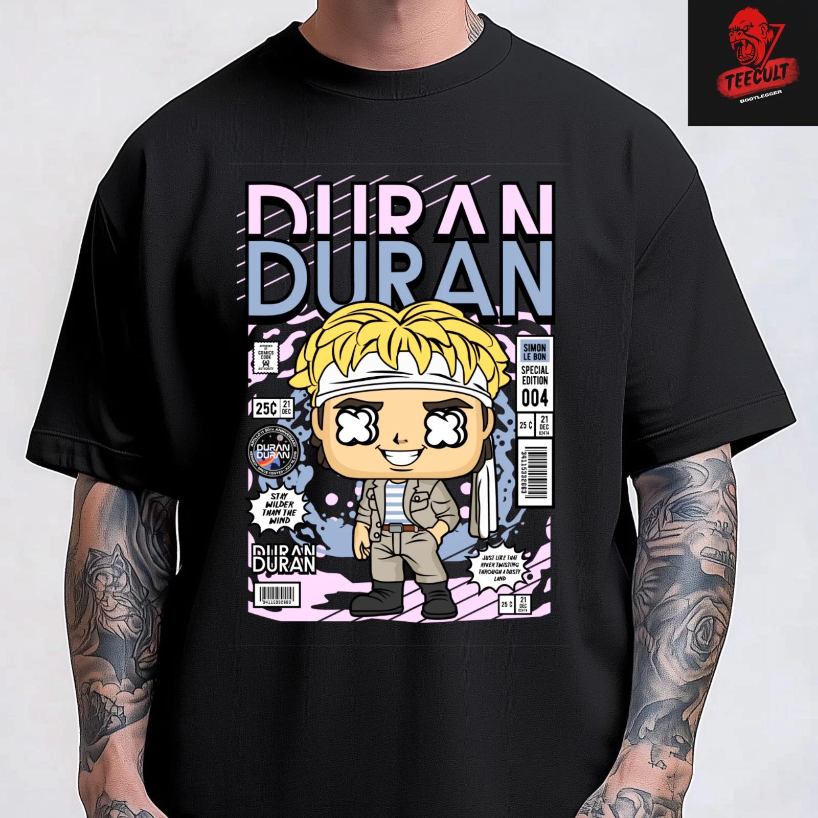 Men s and Women s T-shirts Duran Duran Classic Rock Band Funko Pop Unisex Cotton XXXL