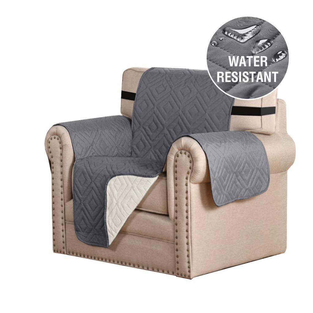 1/2/3/4 Seater Recliner Sofa Cover Water Repellent Sofa Cushion Solid Color Relax Lounger Slipcovers Couch Towel Armchair Covers