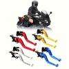 Motorcycle Brake and Clutch Levers Adjustable, Aluminum Alloy For Motorcycles - Enhance Control & Safety - Great Gift for Motorcyclists