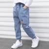 Schwarze lange Jungenjeans für Frühling/Herbst 2024 - Mittlere & Große Größen