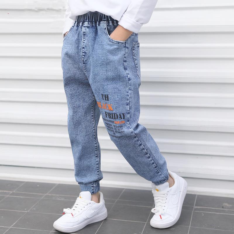 Schwarze lange Jungenjeans für Frühling/Herbst 2024 - Mittlere & Große Größen