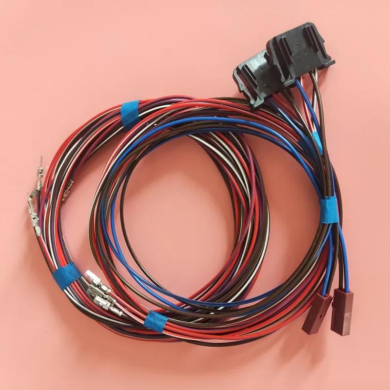 Auto Rear Door Tweeter Loudspeakers Bass Wiring Harness Plug Accessories Set For VW Golf 6 MK6 2009 2010 2011