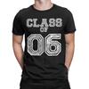 Vintage 2006 Class of 06 Funny Graphic 100% Cotton T-Shirt Tops Tees For Men