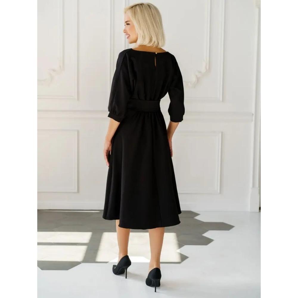 Women's Spring and Summer New Fashionable and Casual Seven Sleeve Waist Slimming Dress