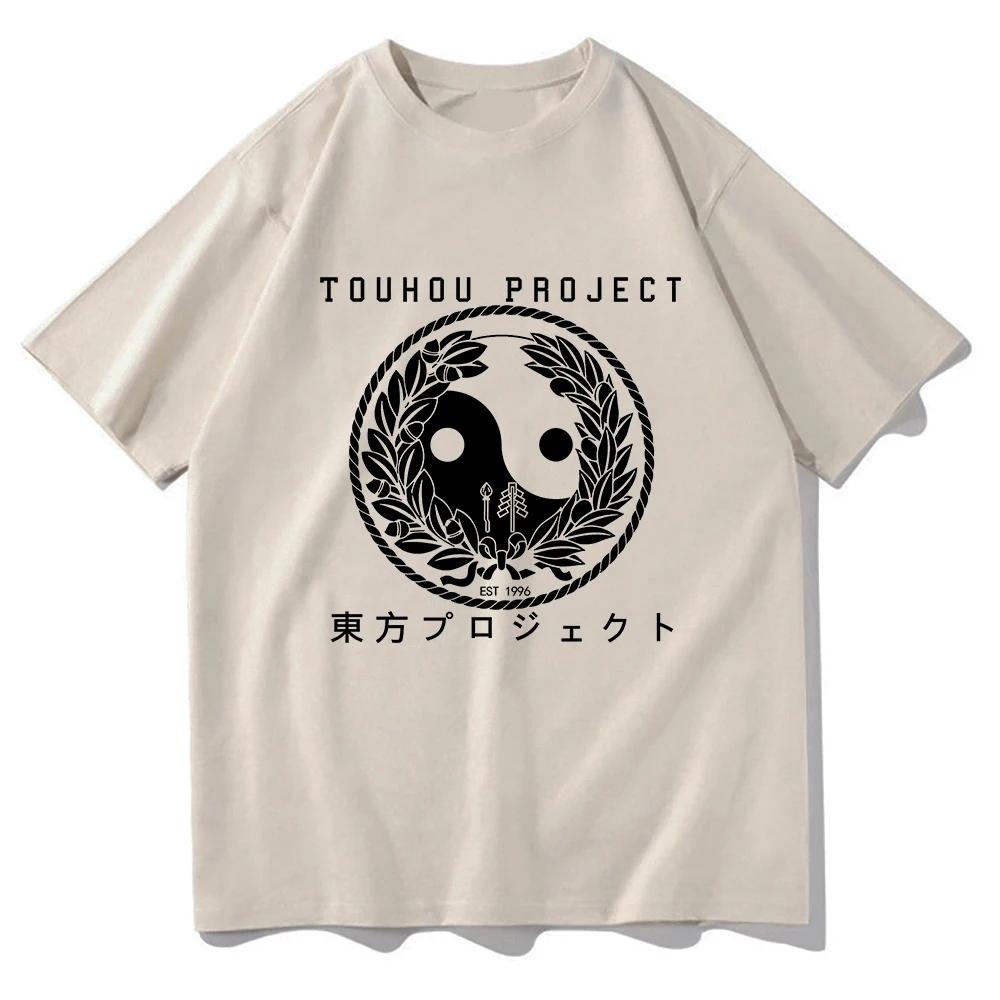 Anime TouHou Project Welcome Hell Tshirt 2025 women Clothing Harajuku Clothes Summer Tops Unisex Graphic T Shirts