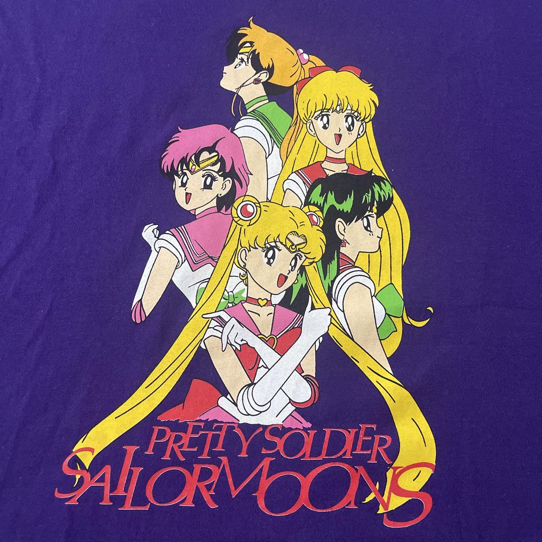 

[USED] 00s Sailor Moon anime vintage clothing, size XL, purple