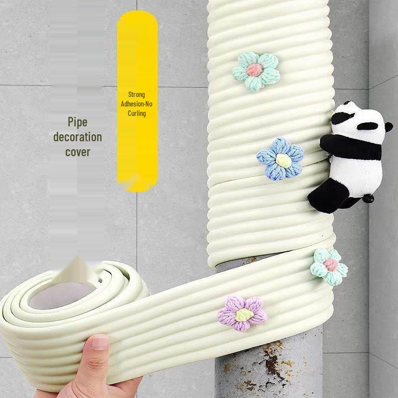 Decorative Sleeve for Concealing Gas and Downpipes