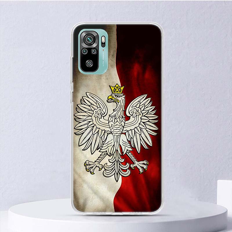 Poland Flag Soft Case For Xiaomi Redmi Note 14 14S 13 12S 11S 10S 12 11 10 Phone Cover 11T 11E Pro Plus 9 9S Shell Coque