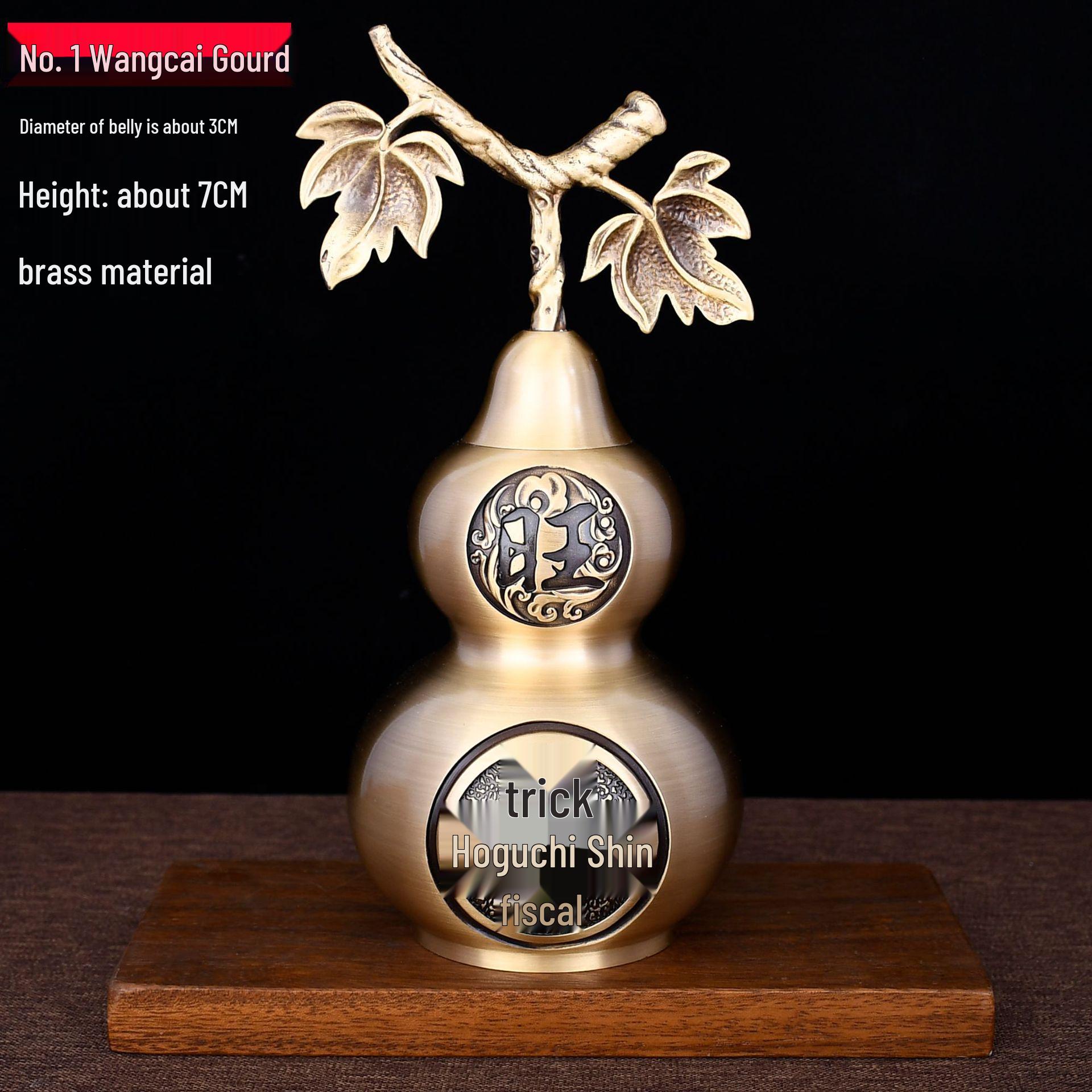 Brass Gourd Ornaments for Home and Office Decor