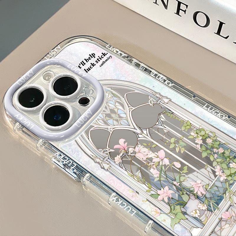 Fresh Flowers and Plants for IPhone 15 Promax Phone Case Apple 14 Cream 16 New Creative 17 Mirror 13