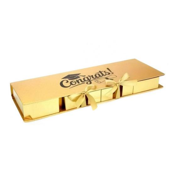 Graduation Gift Box GRAD Letter Shaped Cardboard Box C