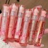 Pearly Glitter Liquid Eyeshadow Stick Long-lasting Lustrous Dewy Finish Light Pink Coral Shade Brightening Skin Tone Face Highlighter Stick